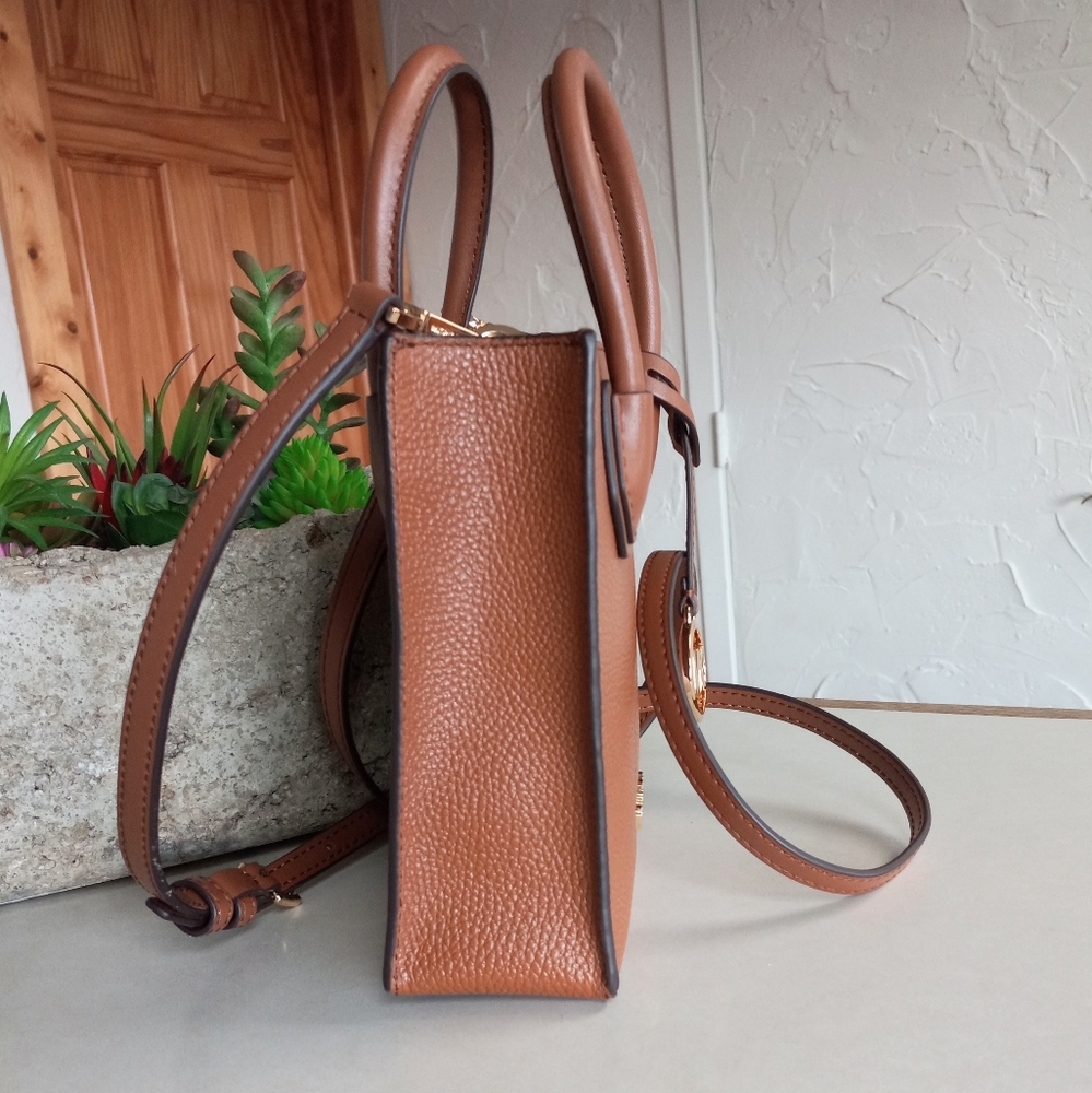 Michael Kors*FREE Mercer Extra-Small Pebbled Leather Crossbody Bag - Picture 6 of 9